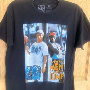 🔥Mens White Men Can’t Jump T Shirt